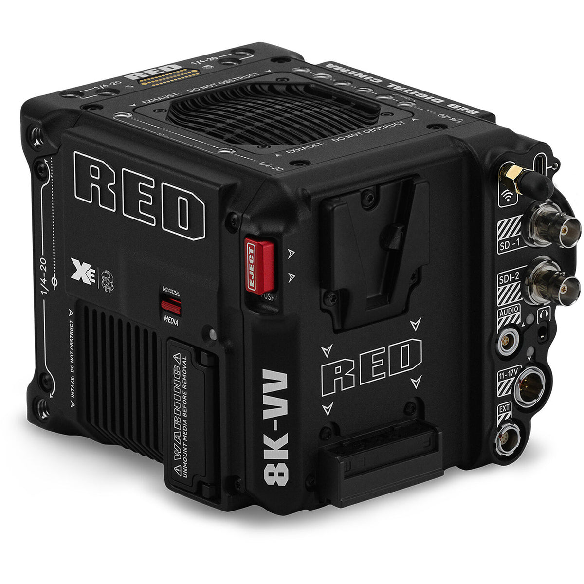 Cámara Digital RED Digital Cinema V-RAPTOR XE 8K VV (Canon RF) - contenido de la caja