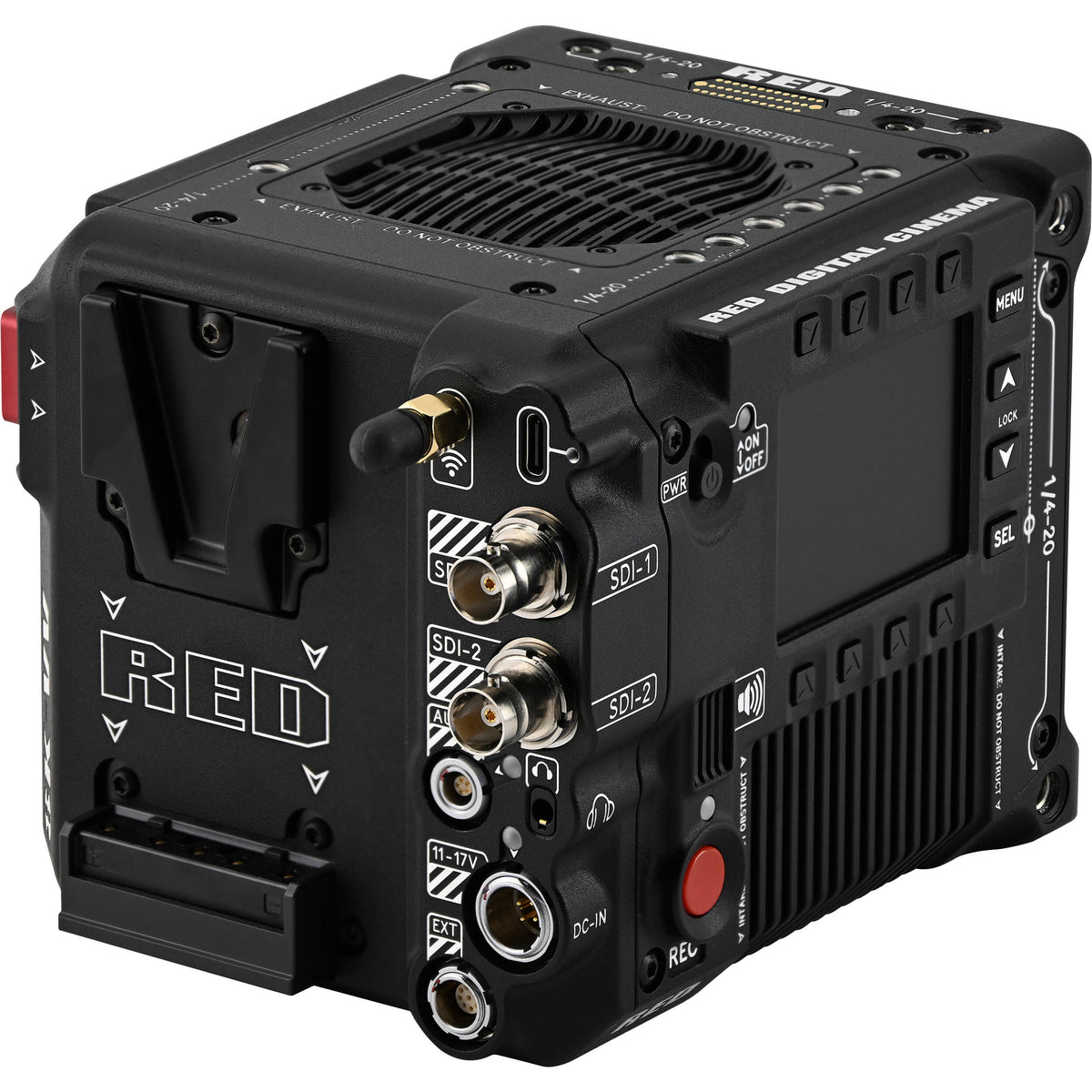 Cámara Digital RED Digital Cinema V-RAPTOR XE 8K VV (Nikon Z) - vista lateral
