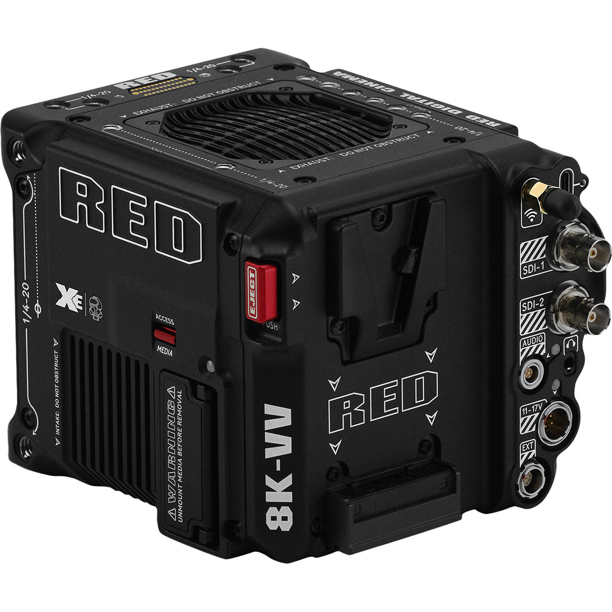 Cámara Digital RED Digital Cinema V-RAPTOR XE Cine Essentials Pack (Canon RF) - vista frontal