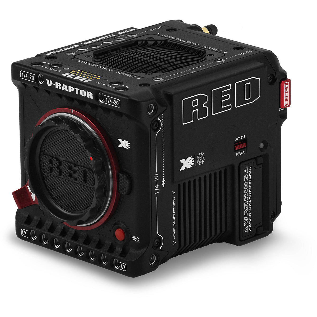 Cámara Digital RED Digital Cinema V-RAPTOR XE Cine Essentials Pack (Canon RF) - vista trasera
