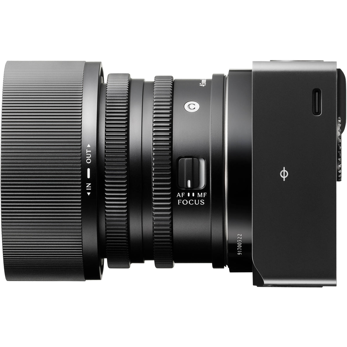 Cámara Digital Sigma BF Mirrorless Full Frame 24.6MP Negra - vista trasera
