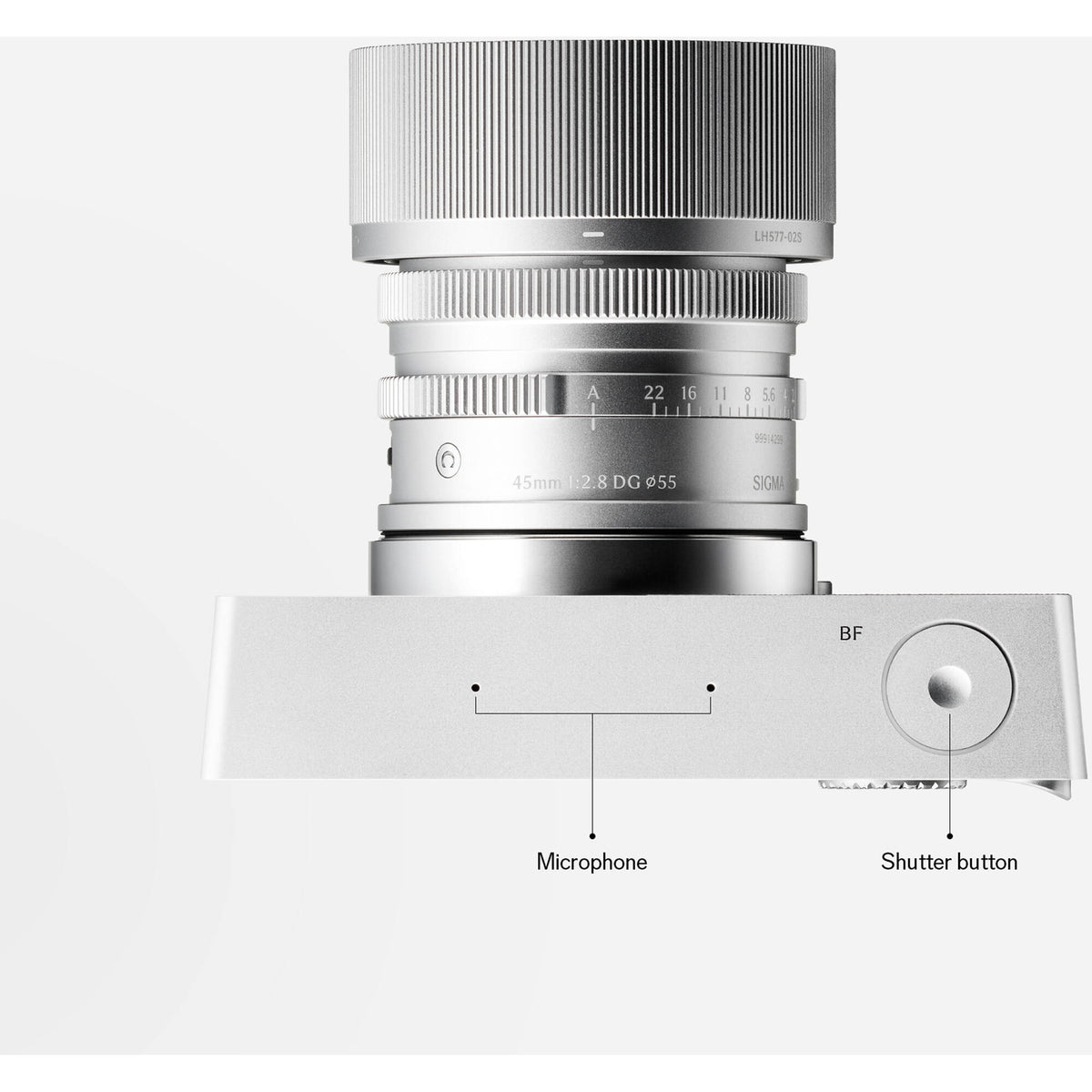 Cámara Digital Sigma BF Mirrorless Full Frame 24.6MP Plateada - puertos y conexiones