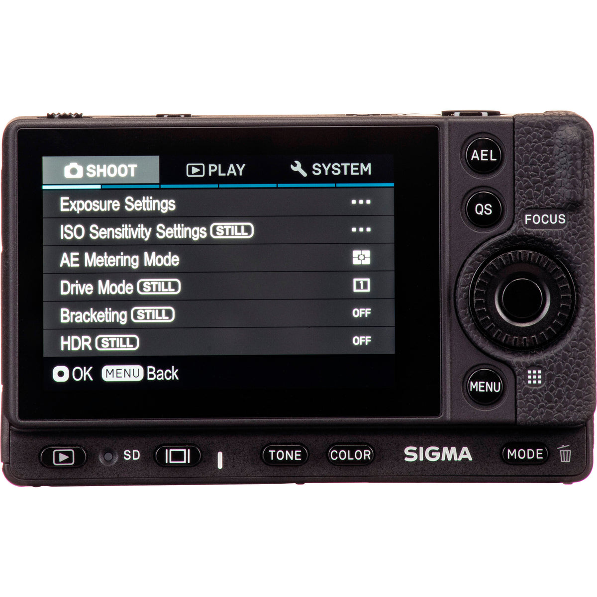 Cámara Digital Sigma fp L Mirrorless Full Frame 61MP - contenido de la caja
