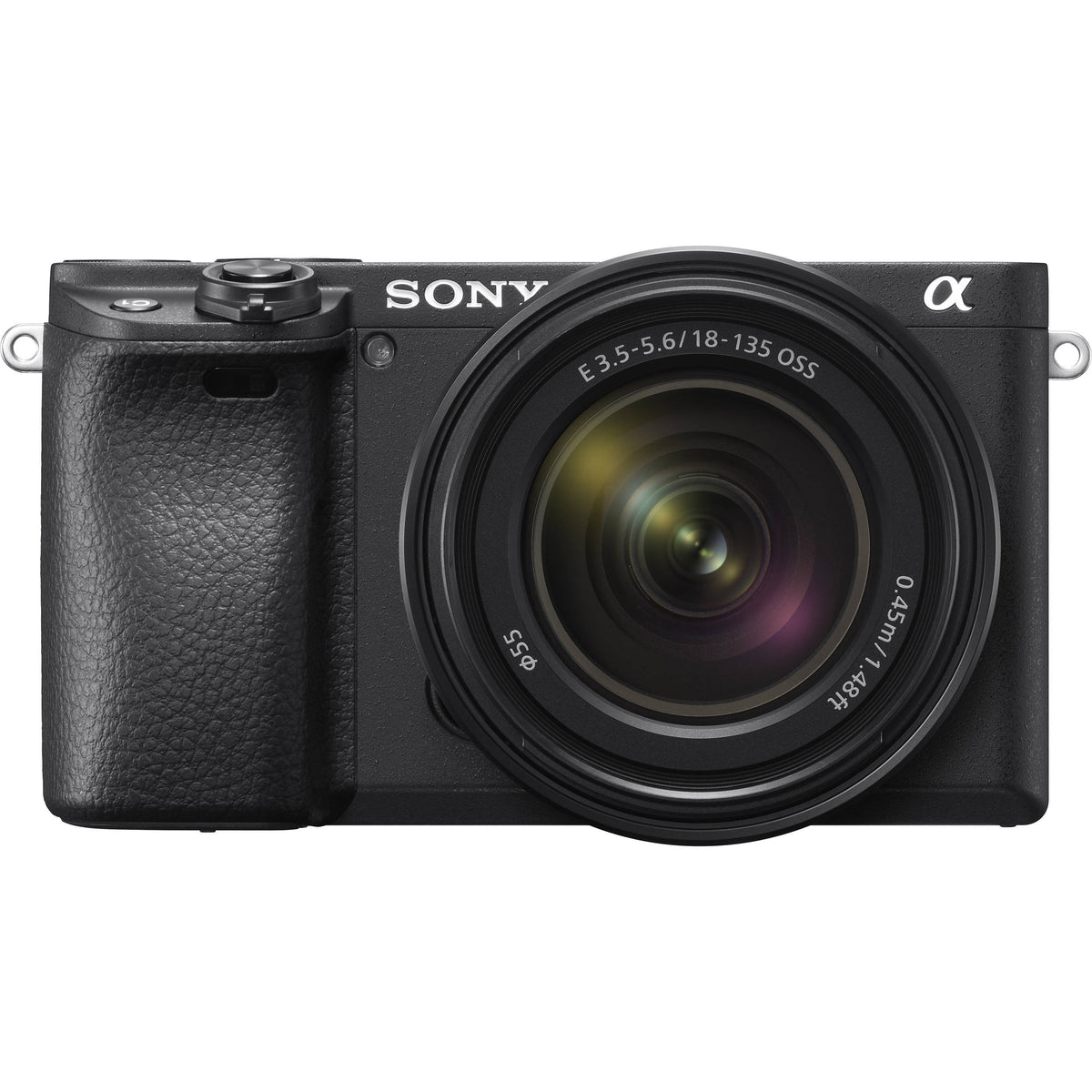 Cámara Digital Sony a6400 con Lente E 18-135mm - vista frontal