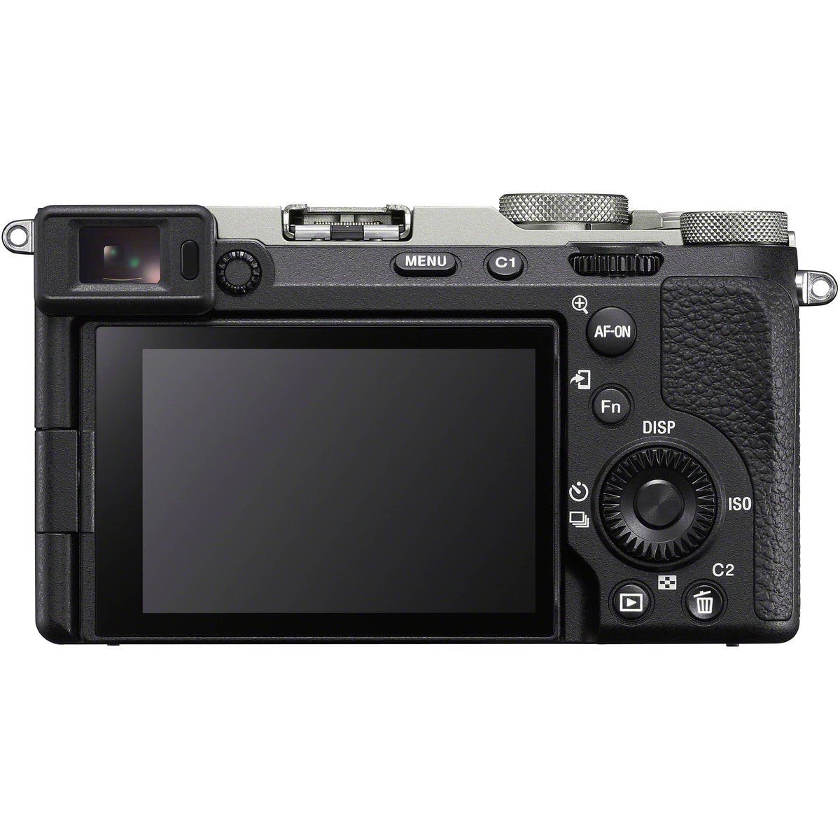 Cámara Digital Sony a7C II con Lente FE 28-60mm Plateada - vista frontal