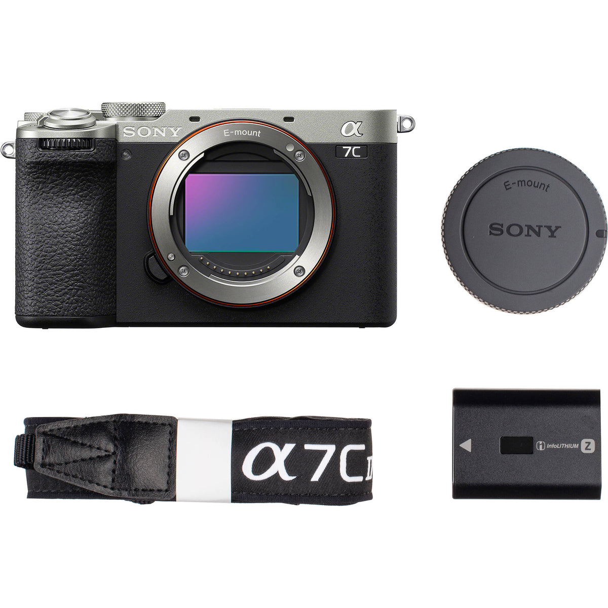 Cámara Digital Sony a7C II con Lente FE 28-60mm Plateada - en uso