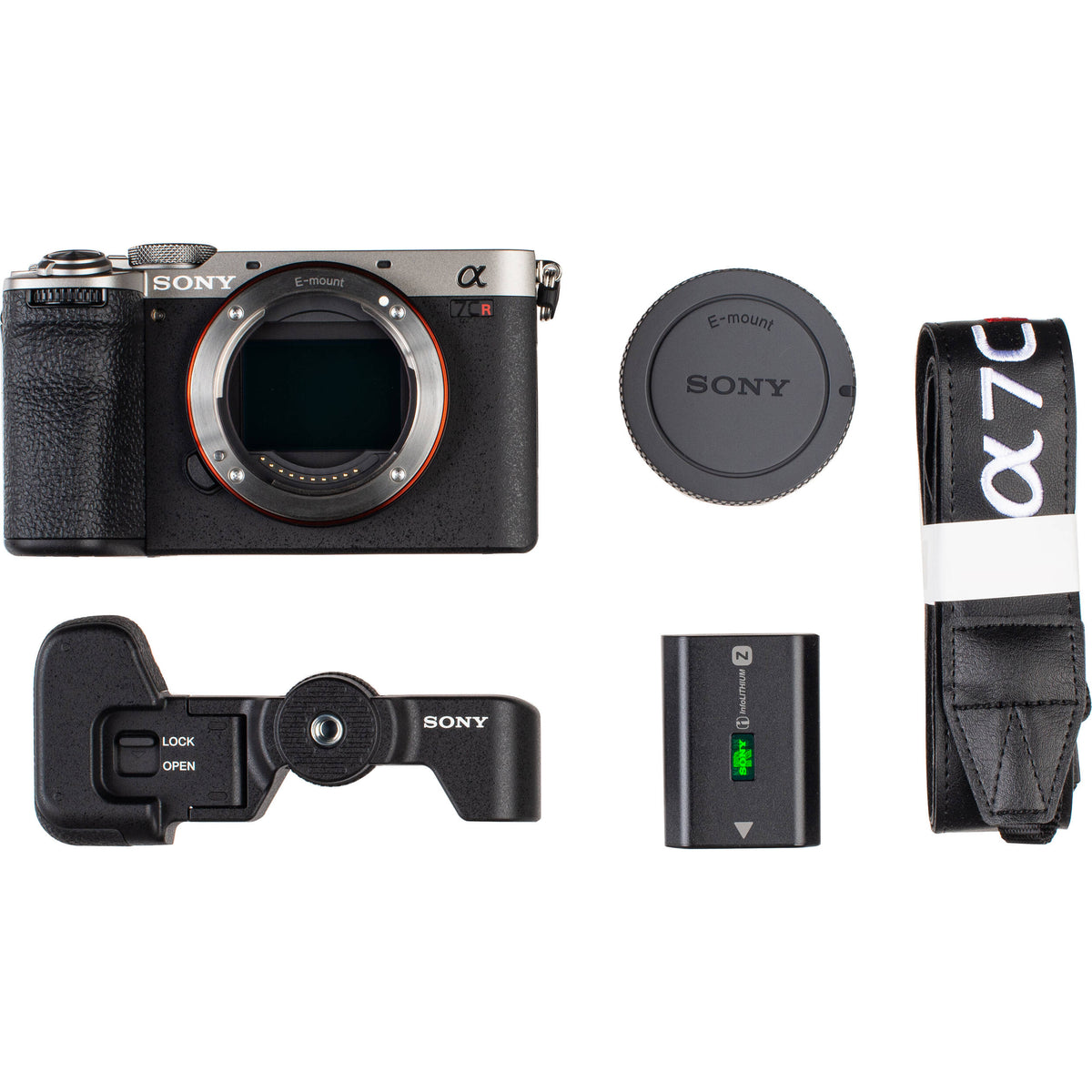 Cámara Digital Sony a7CR Mirrorless Full Frame 61MP Plateada - en uso