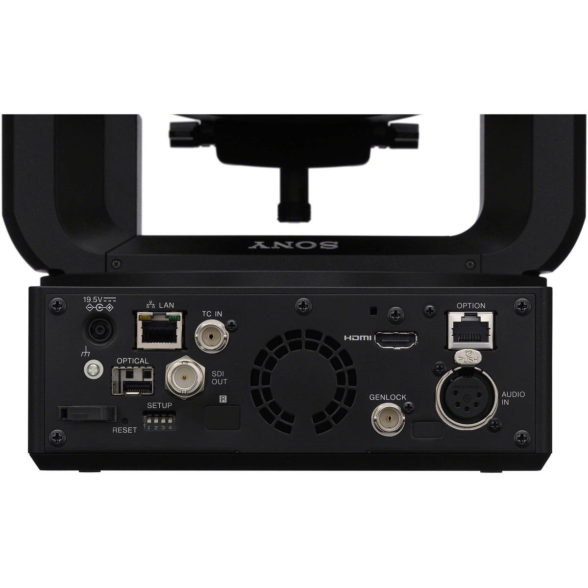 Cámara Digital Sony FR7 Cinema Line PTZ Kit con 28-135mm Zoom - vista trasera