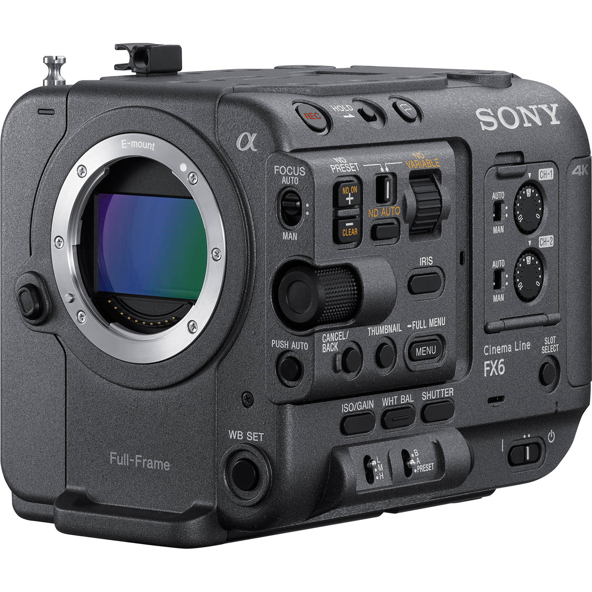 Cámara Digital Sony FX6 Full Frame (Solo Cuerpo) - detalle