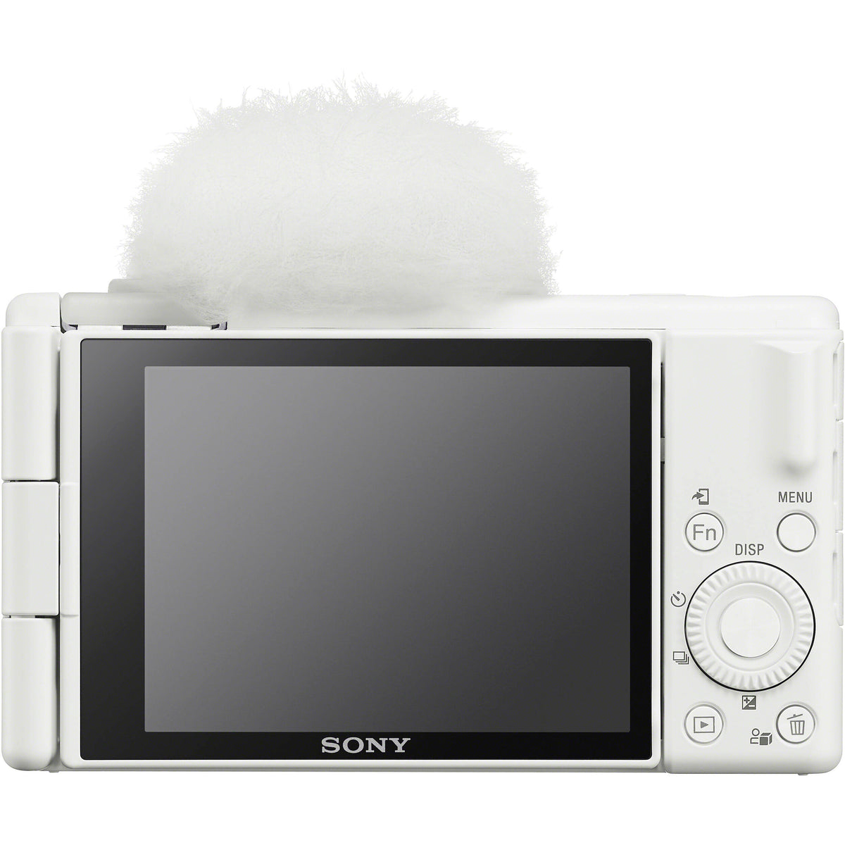 Cámara Digital Sony ZV-1 II Compacta 20.1MP para Video Blanca - vista frontal