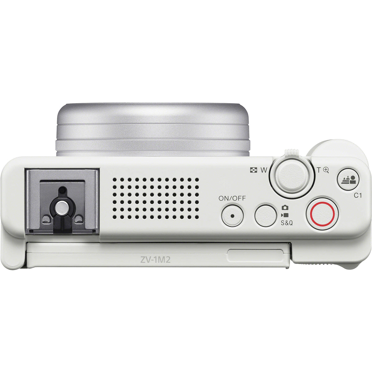 Cámara Digital Sony ZV-1 II Compacta 20.1MP para Video Blanca - vista trasera