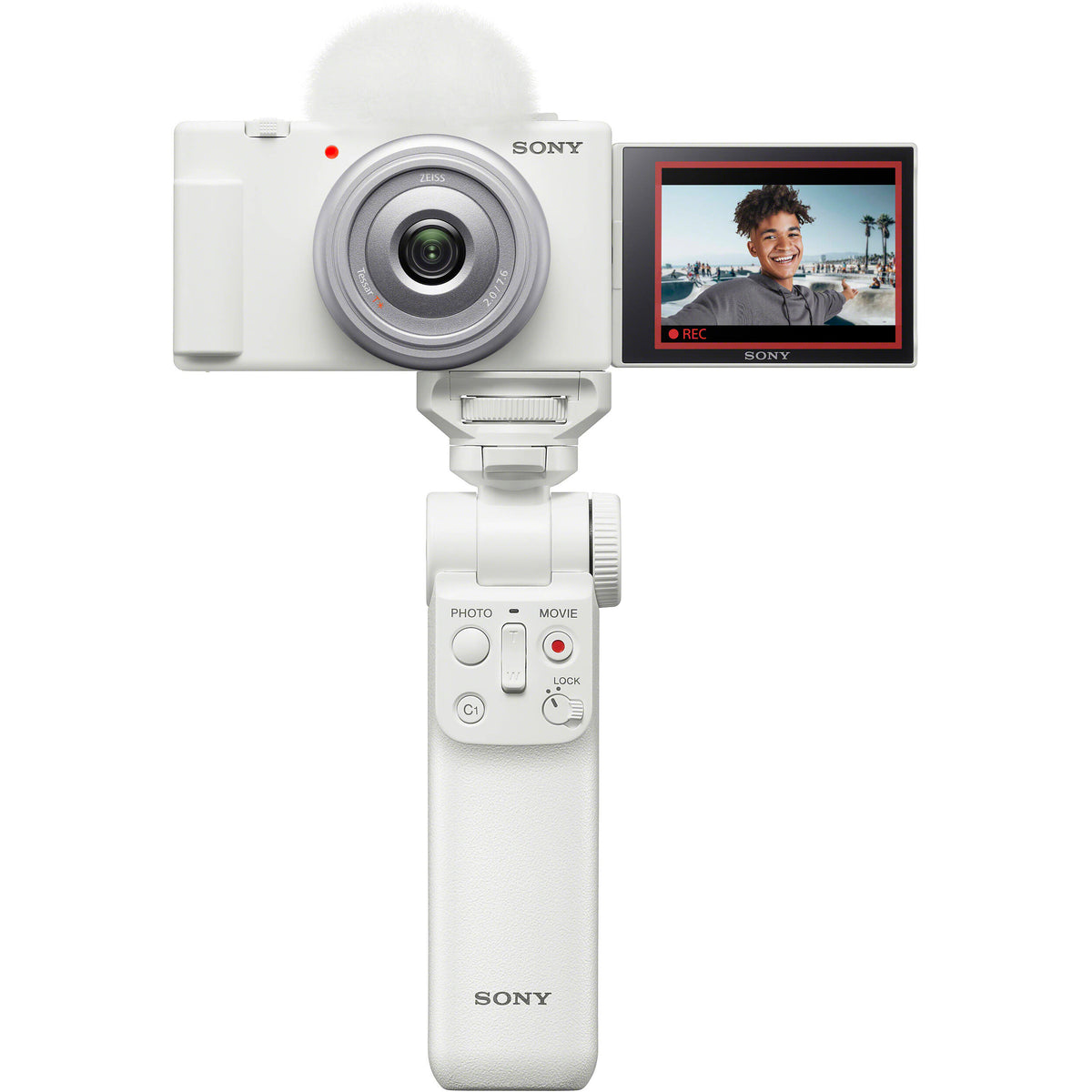 Cámara Digital Sony ZV-1F Vlogging 20.1MP Blanca
