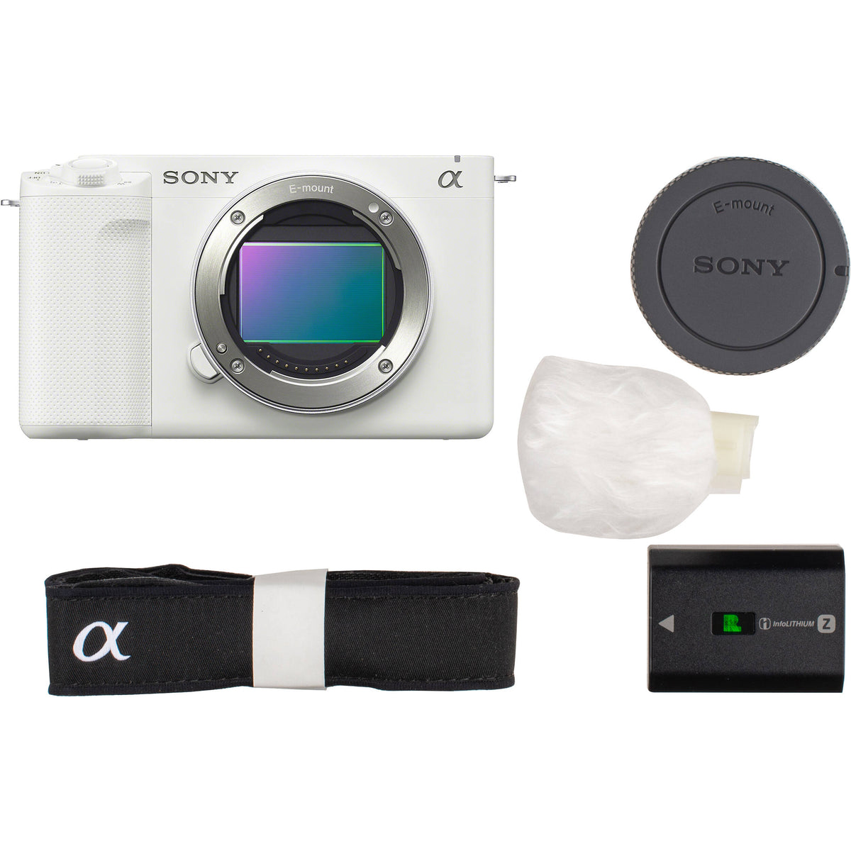 Cámara Digital Sony ZV-E1 con Lente FE 28-60mm Blanca - en uso