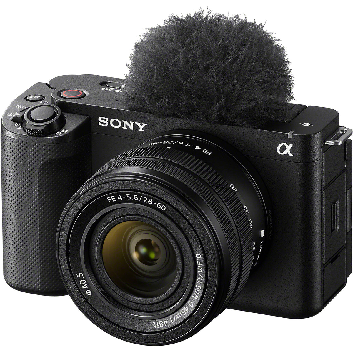 Cámara Digital Sony ZV-E1 con Lente FE 28-60mm Negra - vista lateral