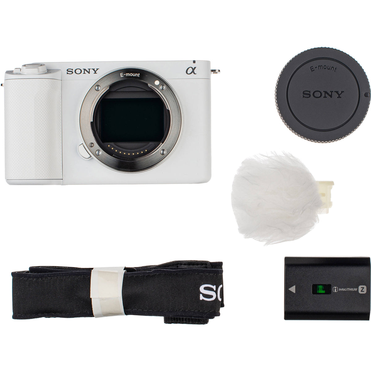 Cámara Digital Sony ZV-E1 Mirrorless Full Frame para Video Blanca - en uso