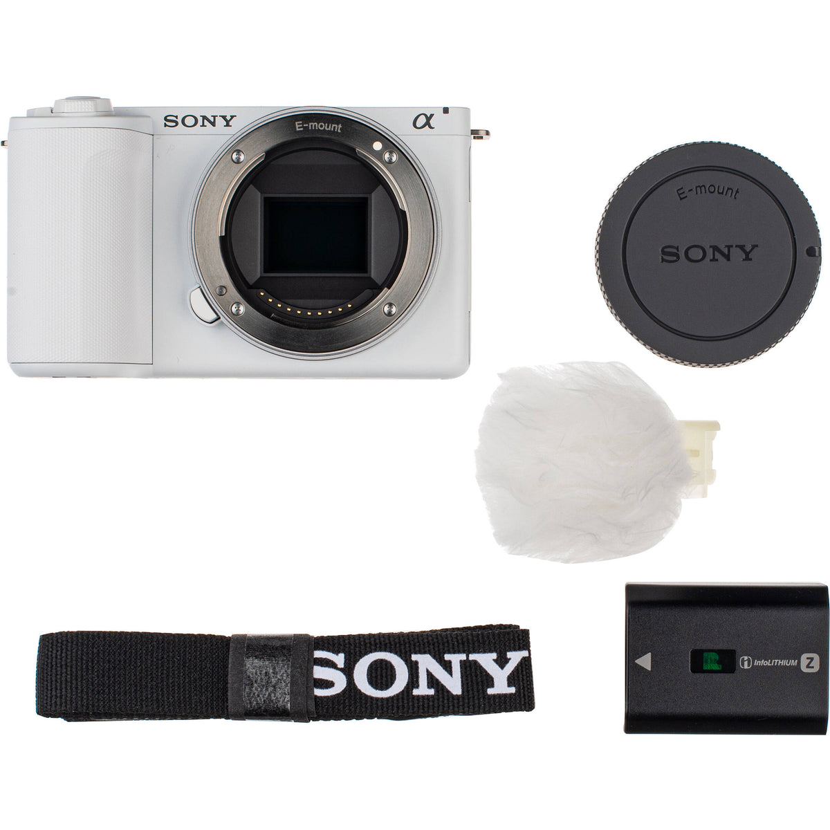 Cámara Digital Sony ZV-E10 II Mirrorless APS-C para Video Blanca - en uso