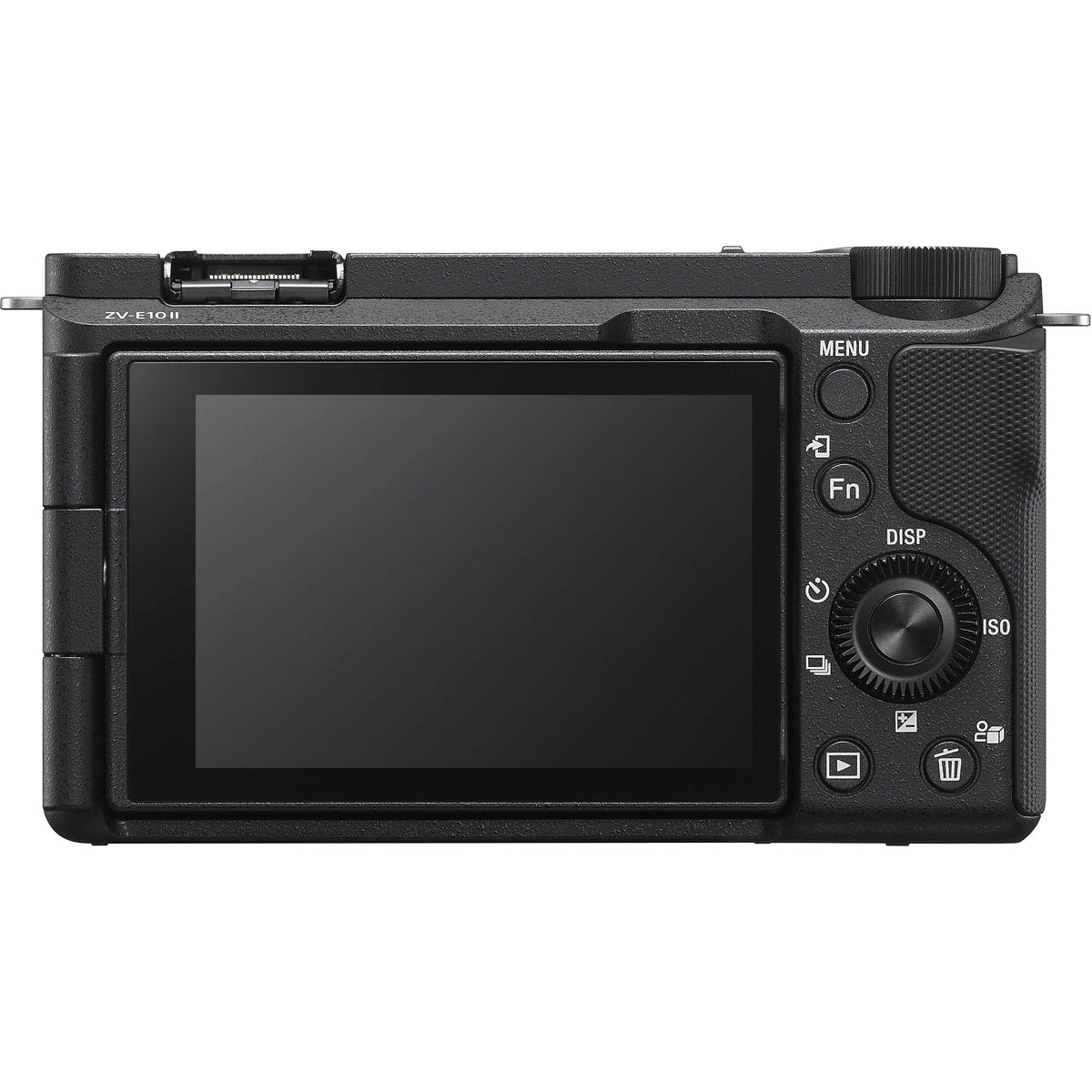 Cámara Digital Sony ZV-E10 II Mirrorless APS-C para Video Negra - vista frontal