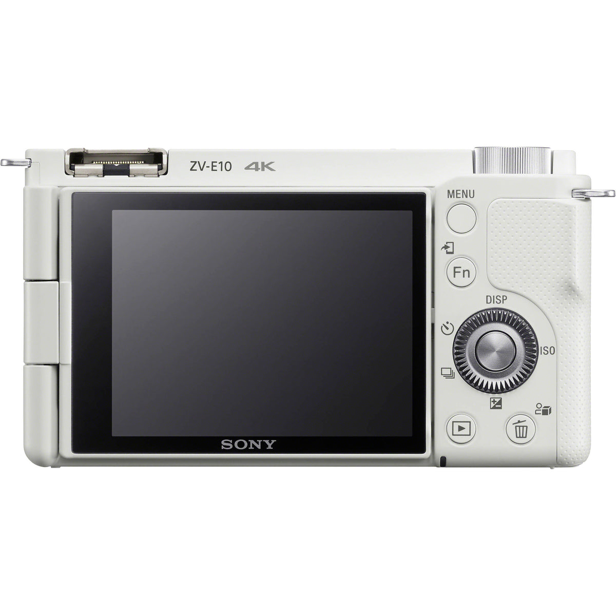 Cámara Digital Sony ZV-E10 Mirrorless APS-C para Video Blanca - vista frontal