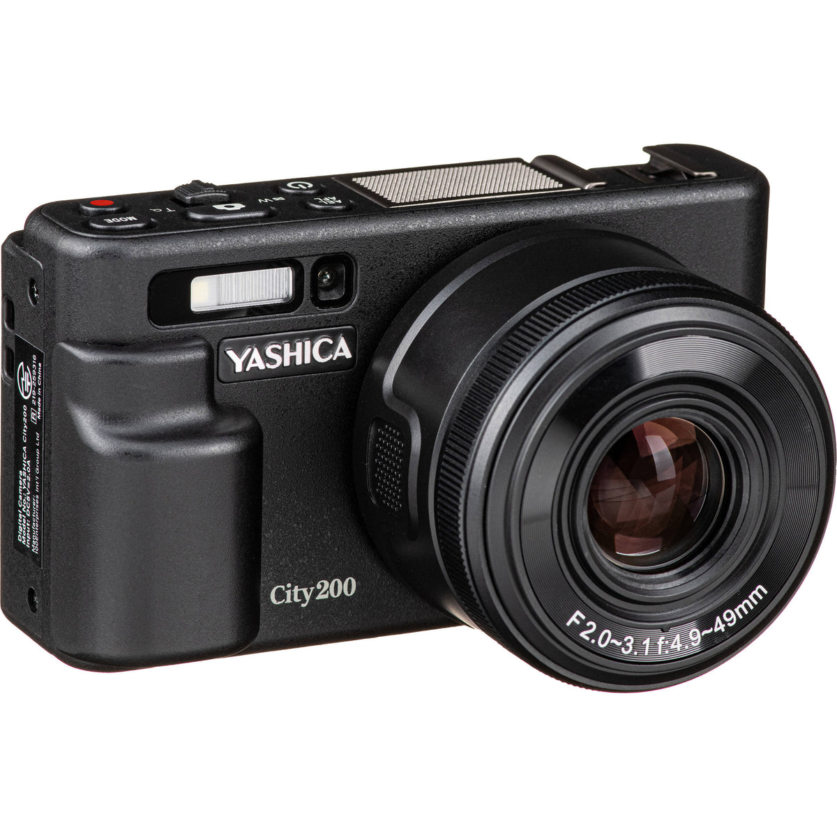 Cámara Digital Yashica City 200 Zoom Óptico 10x 13MP Negra - vista principal
