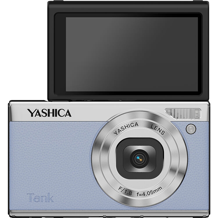 Cámara Digital Yashica Tank Compacta 12MP Azul Cielo - vista principal