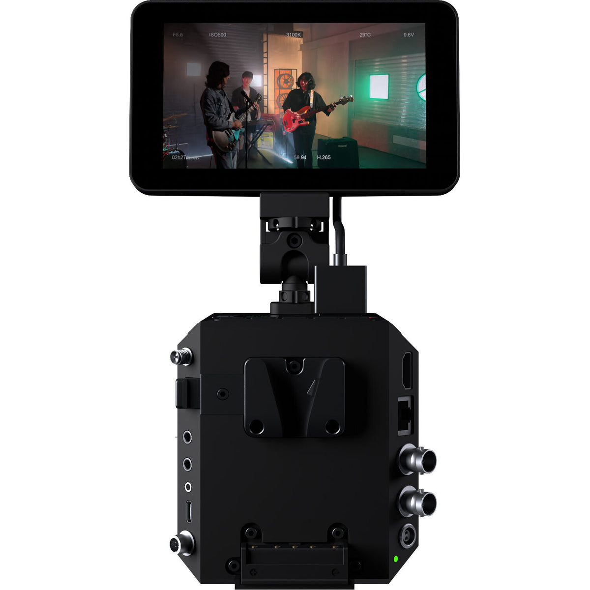 Cámara Digital Z CAM E2-F6 Pro Full Frame con 5" Touchscreen Monitor (Canon EF) - vista trasera