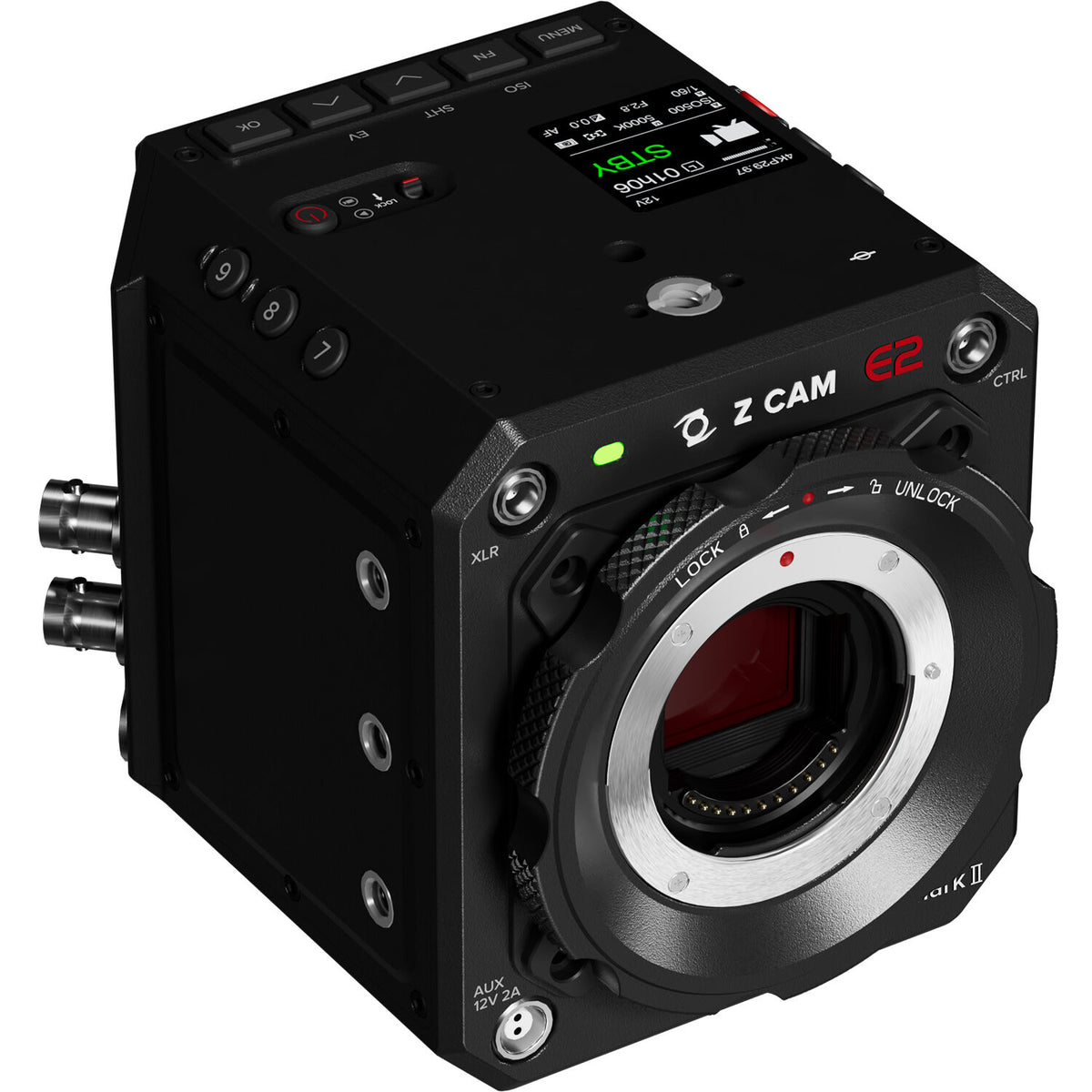 Cámara Digital Z CAM E2-M4s Mark II Professional 4K con NDI y PixelLink (Micro Four Thirds) - vista trasera