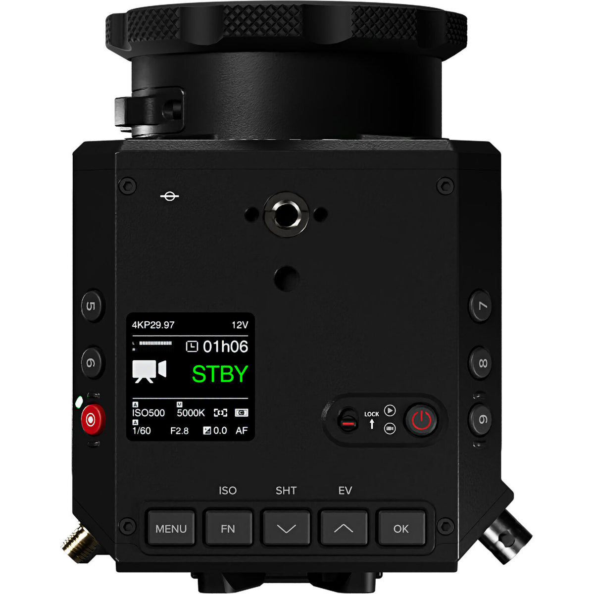 Cámara Digital Z CAM E2-S6 Mark II Super 35 6K con NDI (Canon EF) - puertos y conexiones