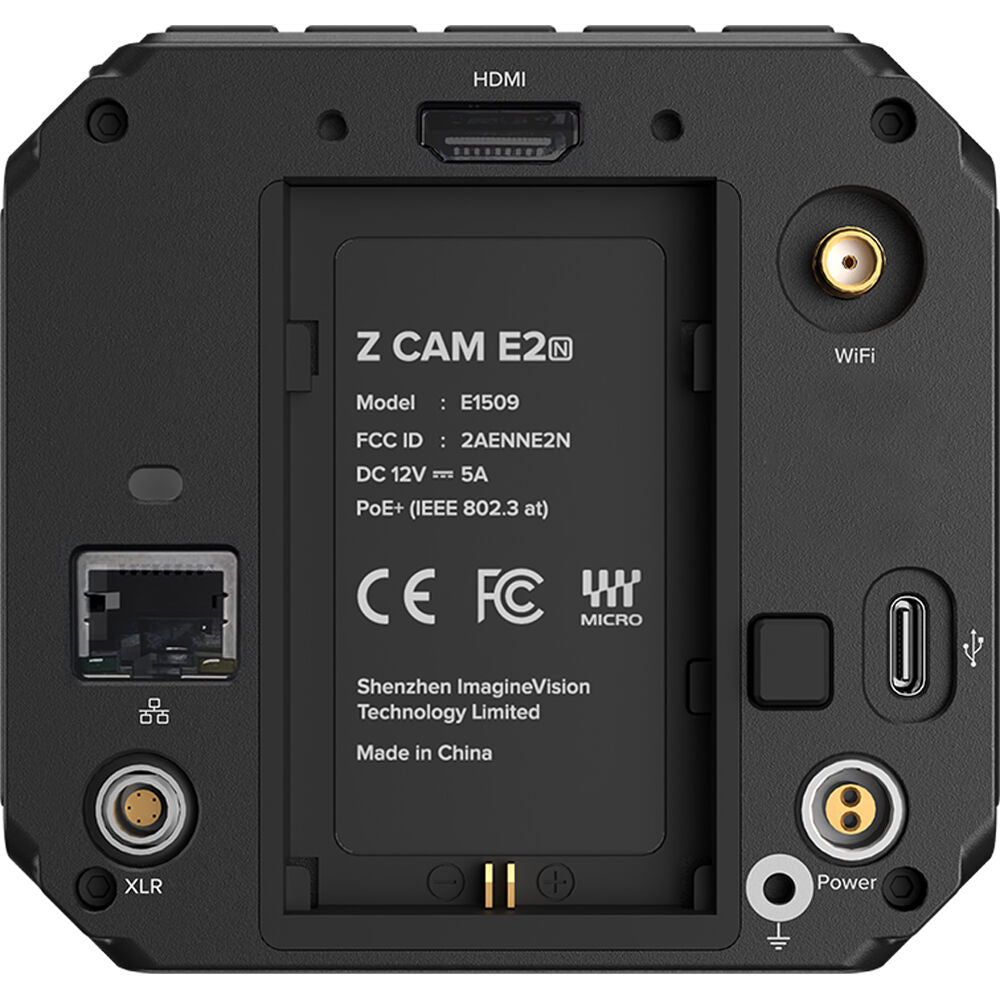 Cámara Digital Z CAM E2N 4K NDI - contenido de la caja