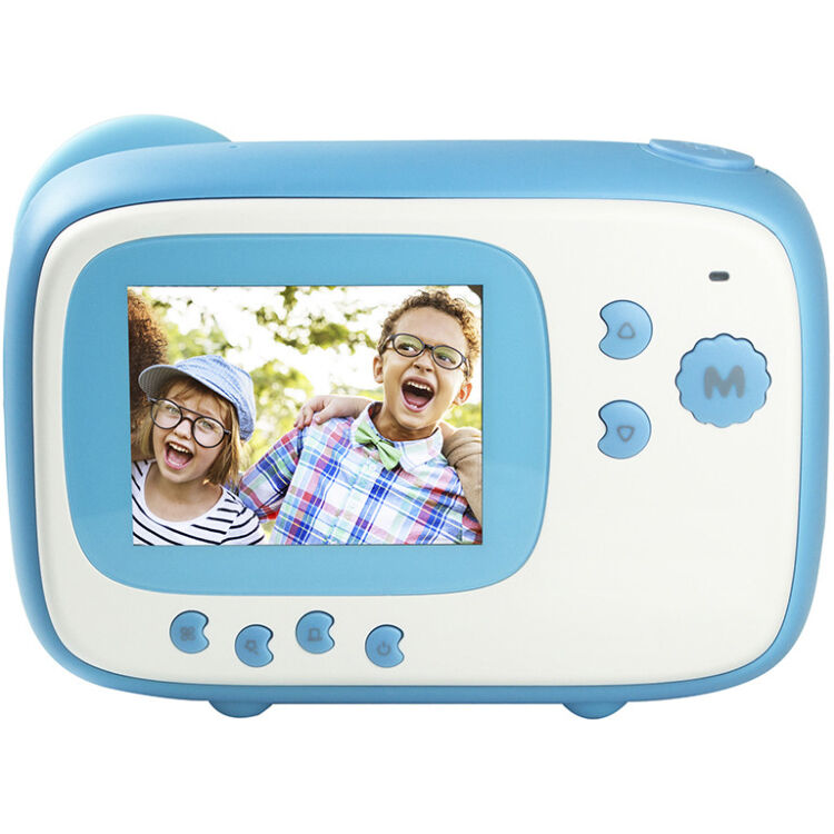 Cámara Instantánea AgfaPhoto Realikids Instant Cam para Niños Azul - vista frontal
