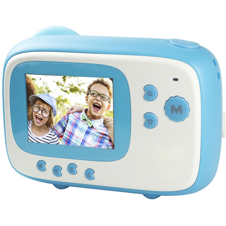 Cámara Instantánea AgfaPhoto Realikids Instant Cam para Niños Azul - vista trasera