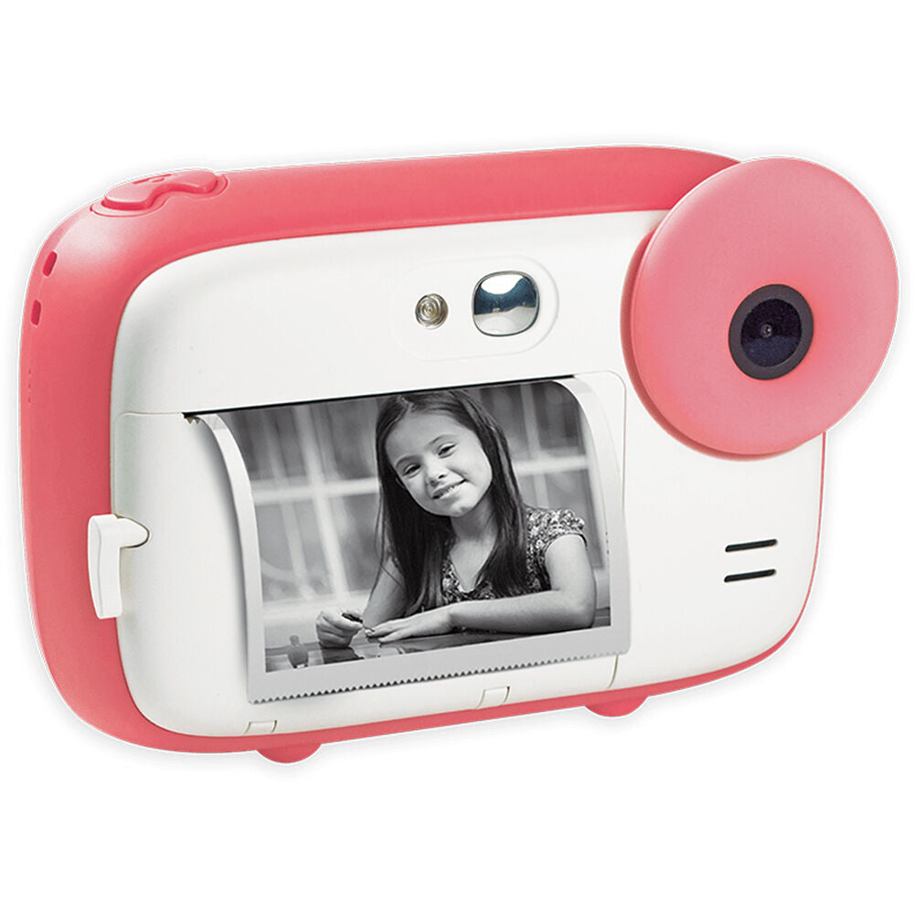 Cámara Instantánea AgfaPhoto Realikids Instant Cam para Niños Rosa - vista lateral