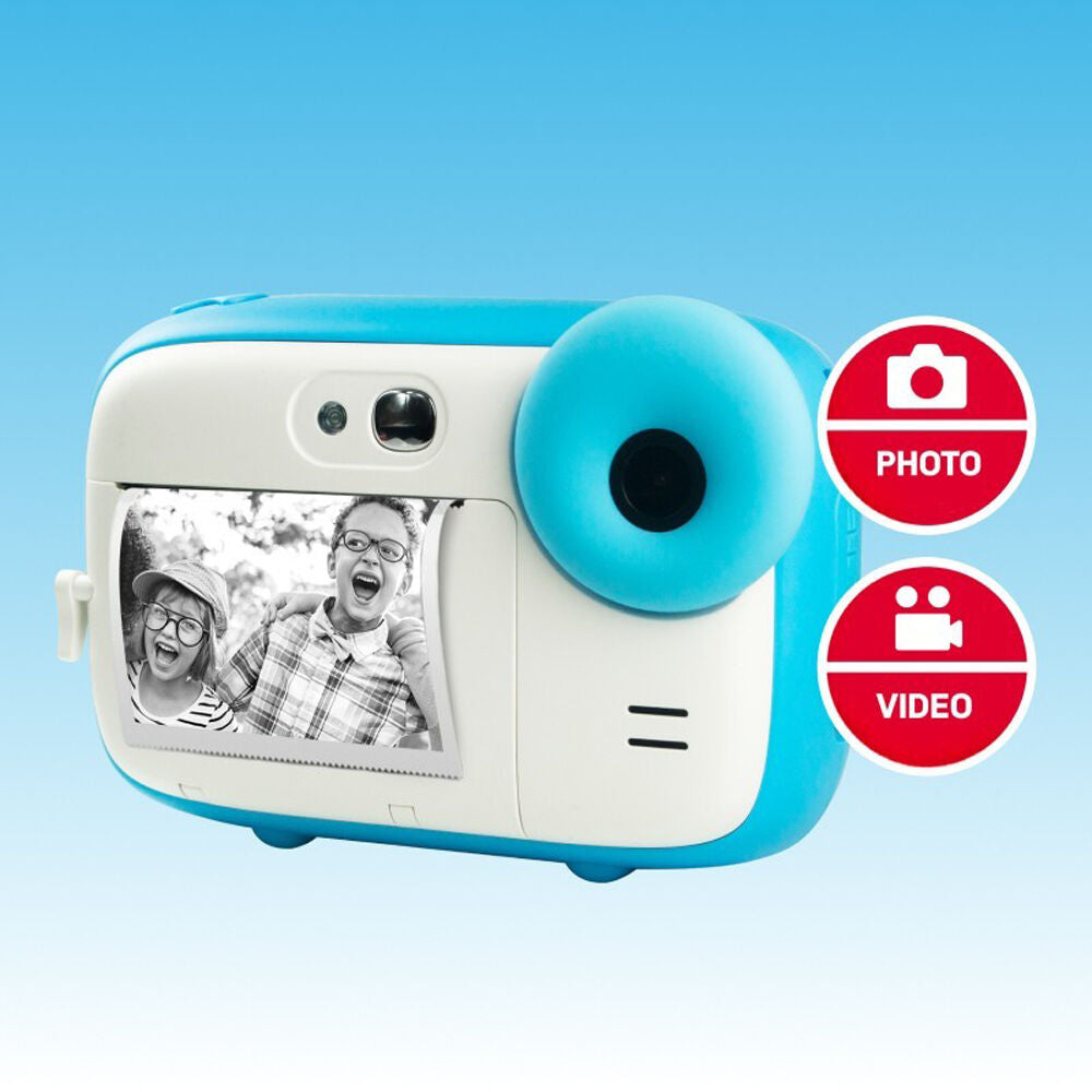 Cámara Instantánea AgfaPhoto Realikids Instant Cam para Niños Rosa - contenido de la caja