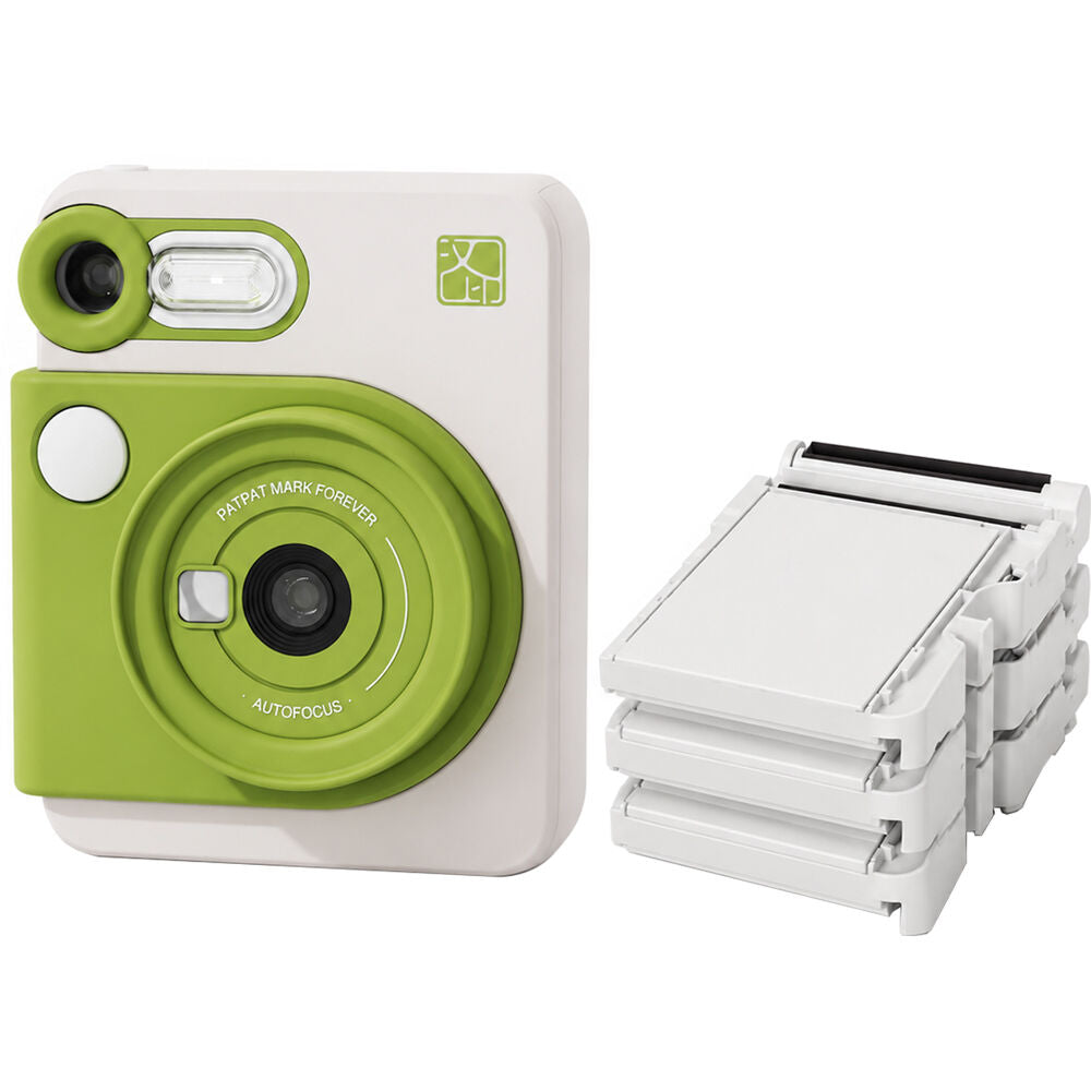 Cámara Instantánea Hanin M6 con Kit de Película 20 Fotos Verde - vista principal