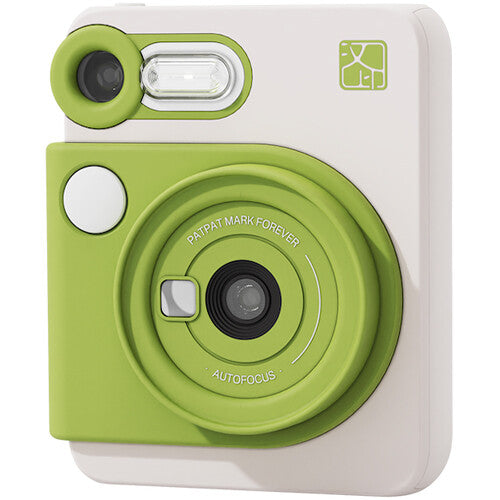 Cámara Instantánea Hanin M6 con Kit de Película 20 Fotos Verde - vista trasera