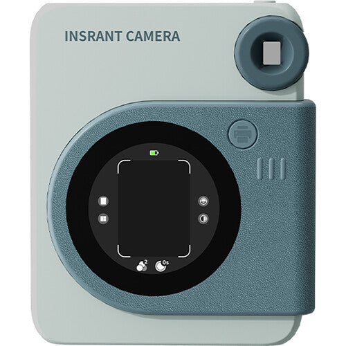 Cámara Instantánea Hanin M6 Pro con Kit de Película 20 Fotos Azul - vista frontal