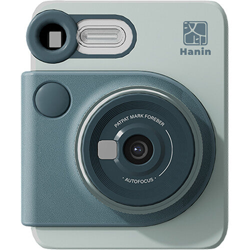 Cámara Instantánea Hanin M6 Pro con Kit de Película 20 Fotos Azul - vista trasera