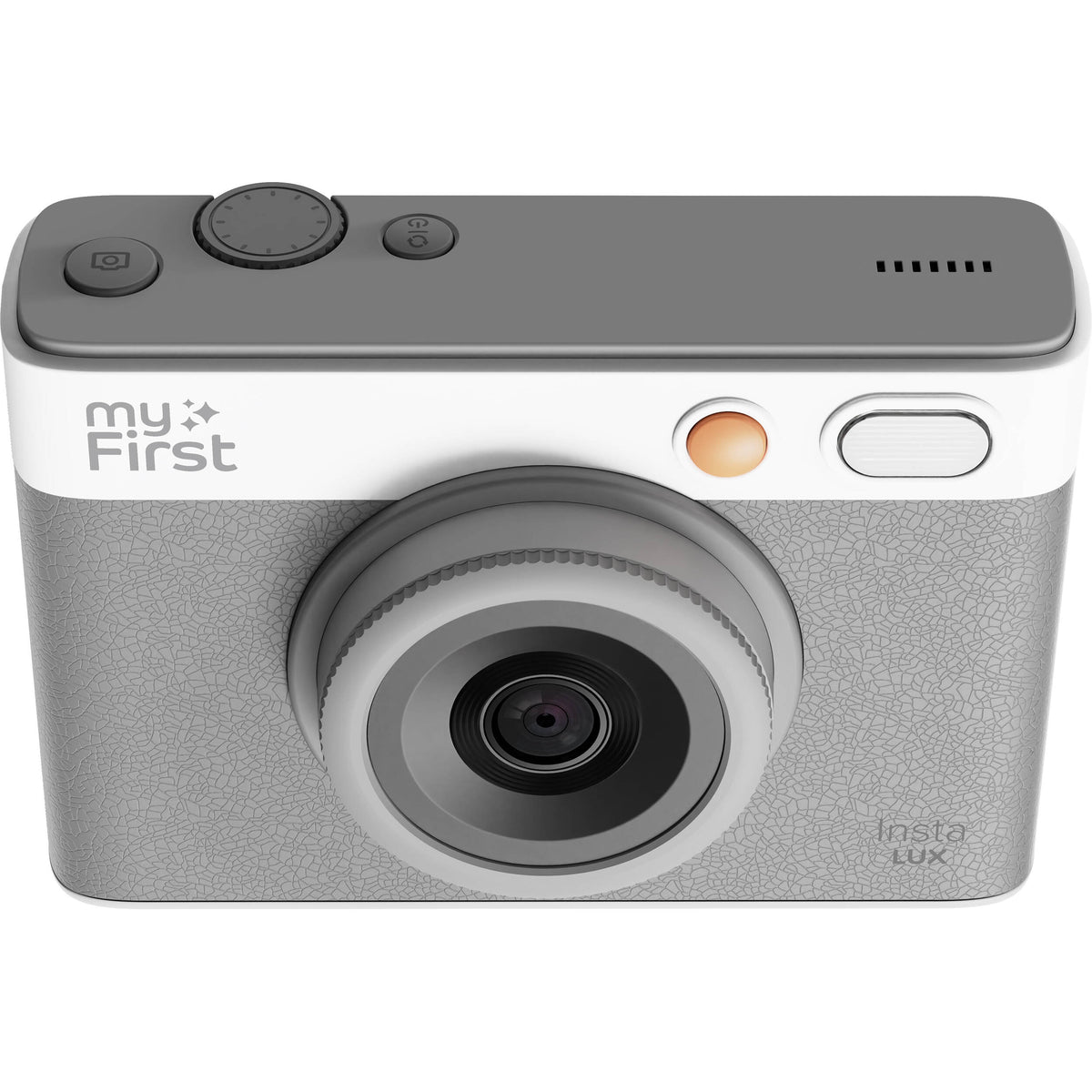 Cámara Instantánea myFirst Insta Lux Híbrida Gris - vista lateral