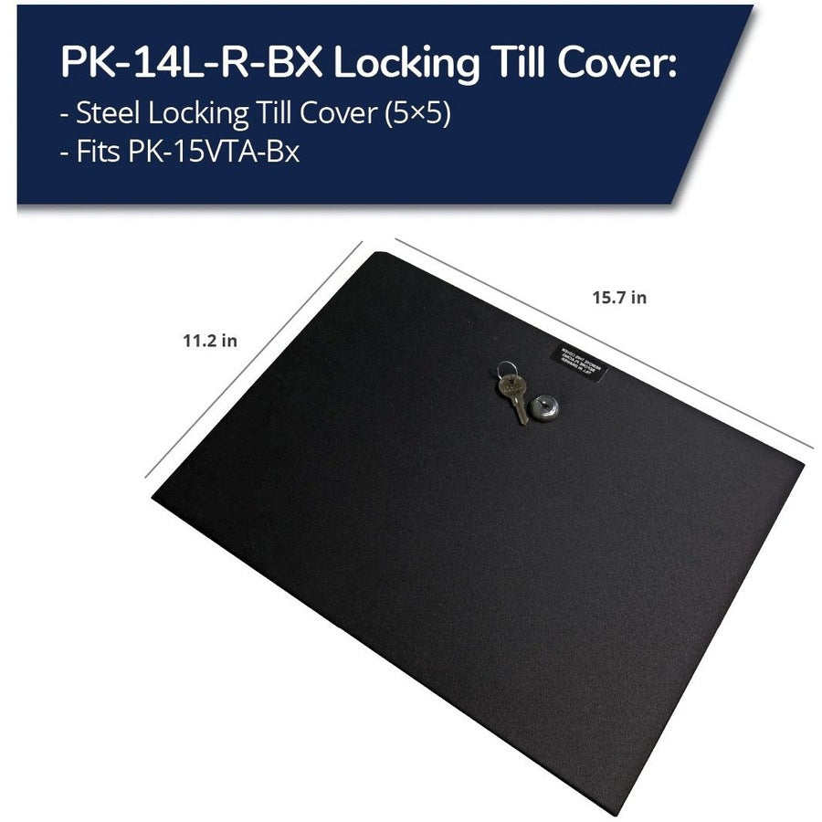 Cajón de Dinero apg Cash Drawer PK-14L-R-BX Till Cover - vista 3