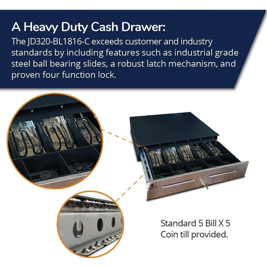 Cajón de Dinero apg Cash Drawer Series 4000 1816 Cash Drawer - vista 5