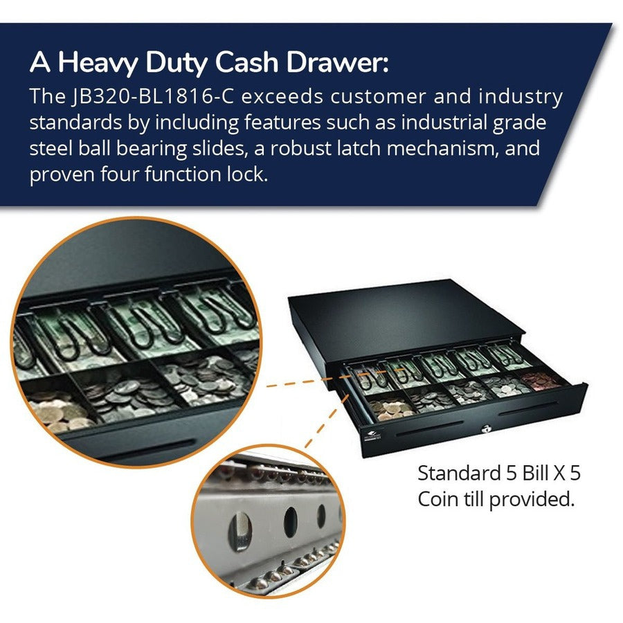 Cajón de Dinero apg Cash Drawer Series 4000 1816 Cash Drawer - vista 5
