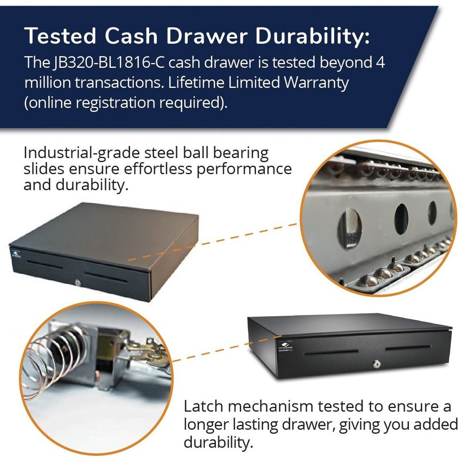 Cajón de Dinero apg Cash Drawer Series 4000 1816 Cash Drawer - vista 6