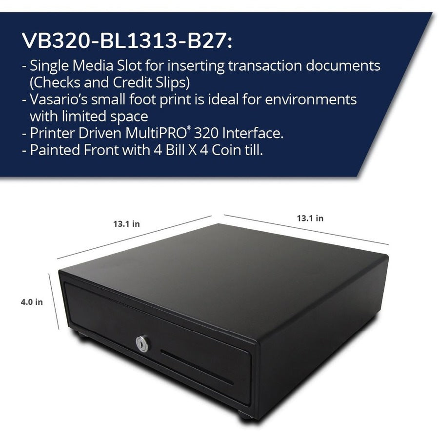 Cajón de Dinero apg Cash Drawer Vasario 13 x 13 inch Cash Drawer - vista 5