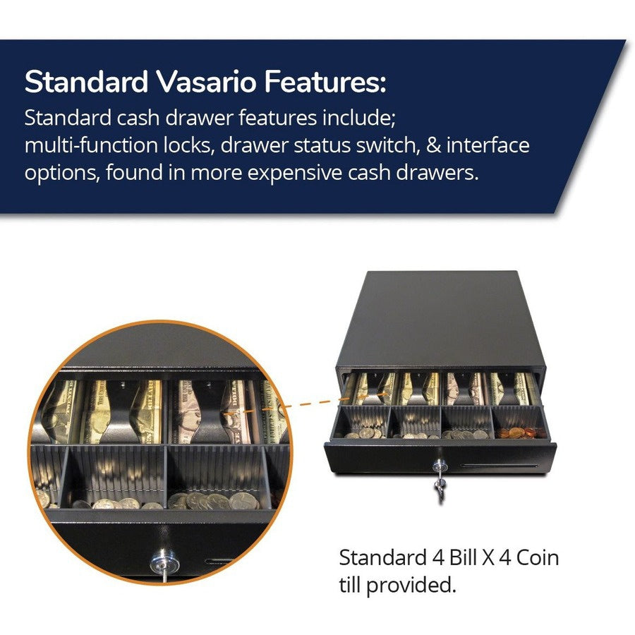 Cajón de Dinero apg Cash Drawer Vasario 13 x 13 inch Cash Drawer - vista 7