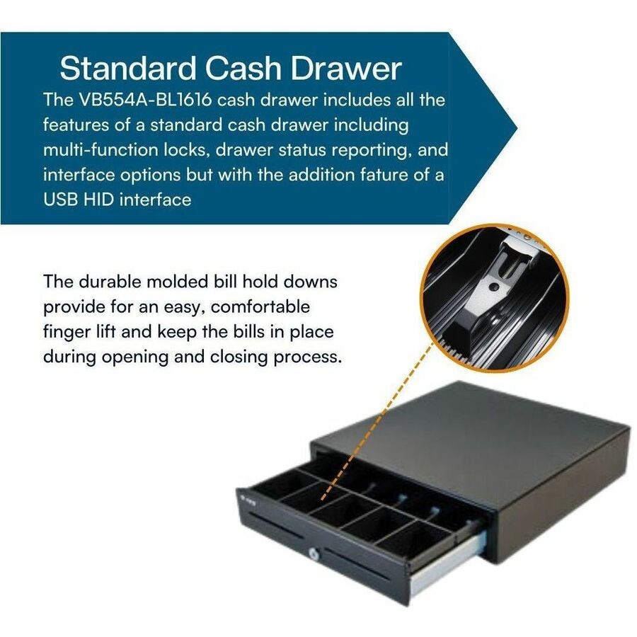 Cajón de Dinero apg Cash Drawer Vasario 1616 Cash Drawer: VB554A-BL1616 - vista 3