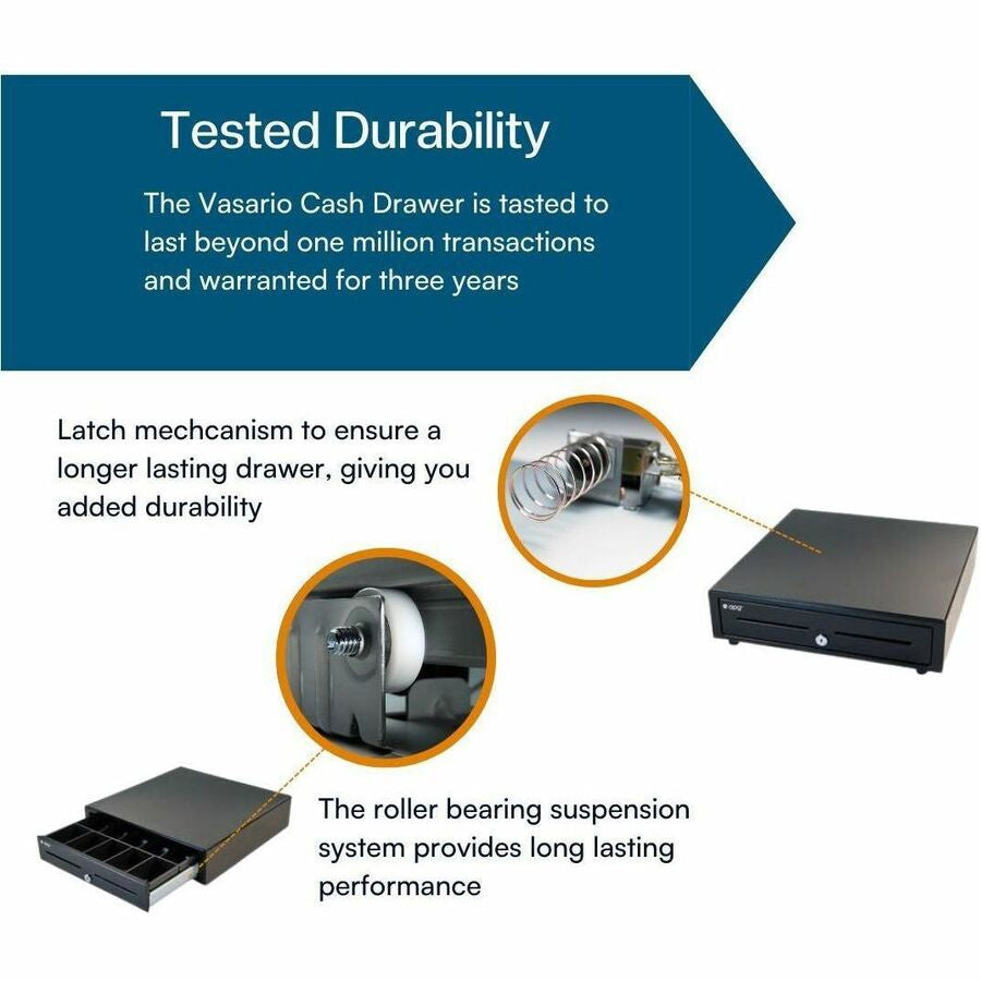 Cajón de Dinero apg Cash Drawer Vasario 1616 Cash Drawer: VB554A-BL1616 - vista 4