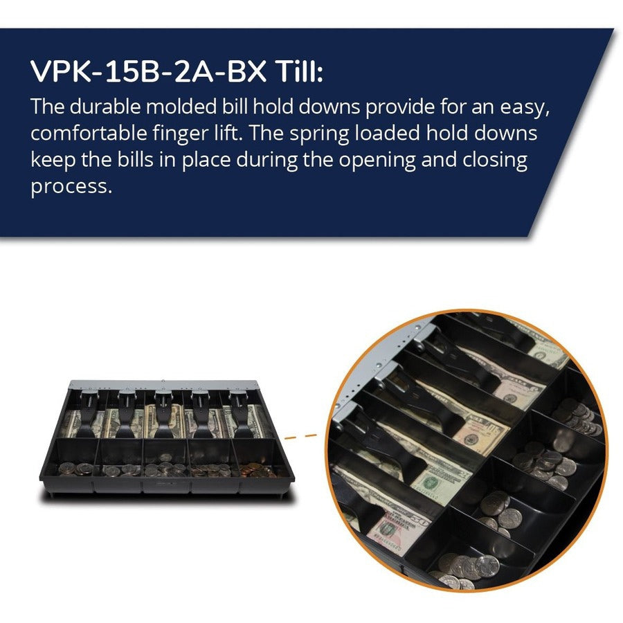 Cajón de Dinero apg Cash Drawer VPK-15B-2A-BX Till - vista 6