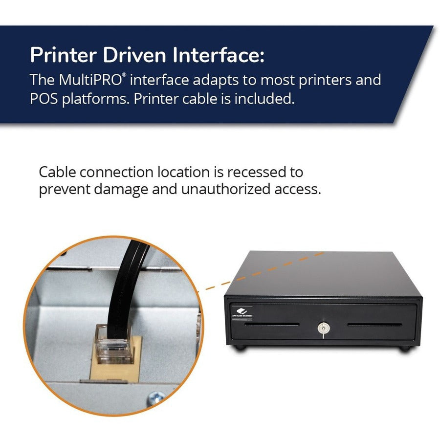 Cajón de Dinero apg Entry Level- 13â€ Electronic Point of Sale Cash Drawer | Arlo Seri - vista 5