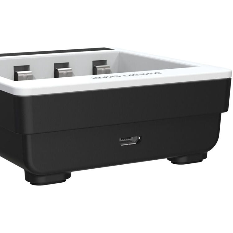 Cargador Ansmann Comfort Smart Fast con USB Input - contenido de la caja