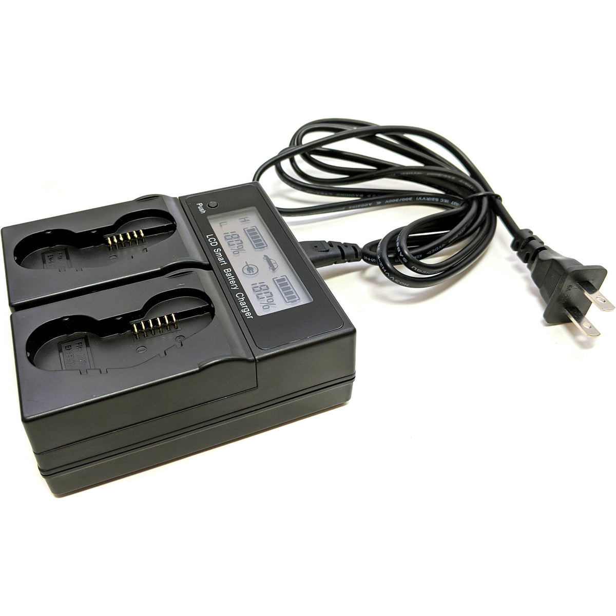 Cargador Bescor Dual Bay LCD para EN-EL18C-Style - vista principal