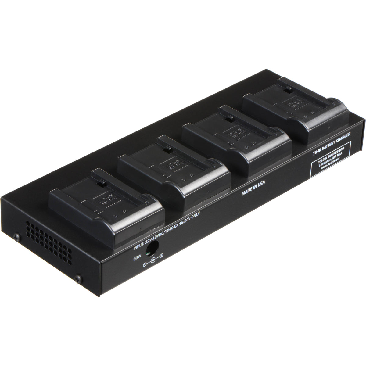 Cargador Dolgin Engineering 4-Position para Sony NP-FZ100 - vista frontal